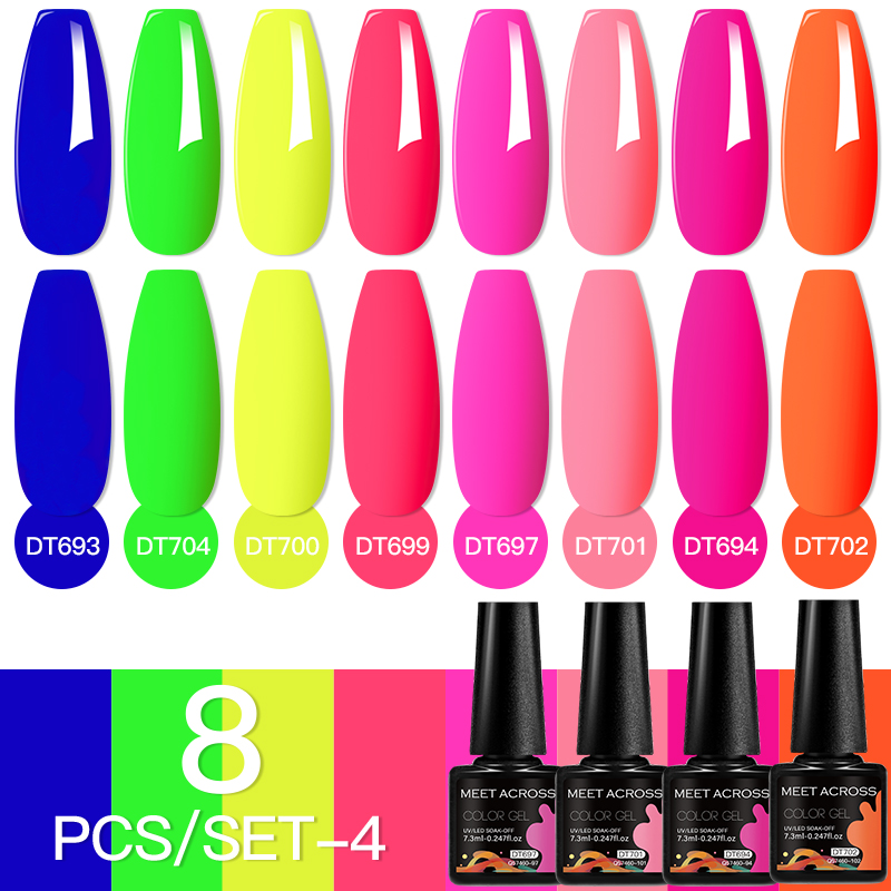 Nail Art Full Color - Treffen Sie sich über 8 teile/satz