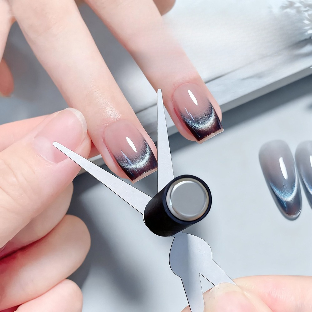 Nail Art Full Color - 3D Doppelköpfige Nägel Französisch Form Starke