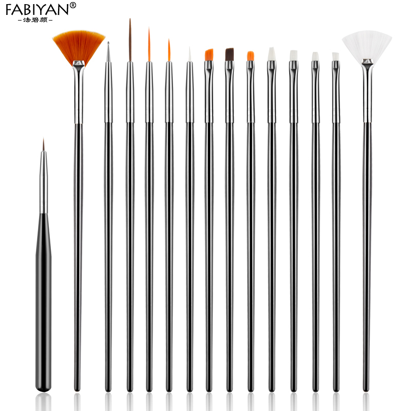 7 Größen Nail Art Pinsel, flac – Nail Art Full Color Bewertung und Preis