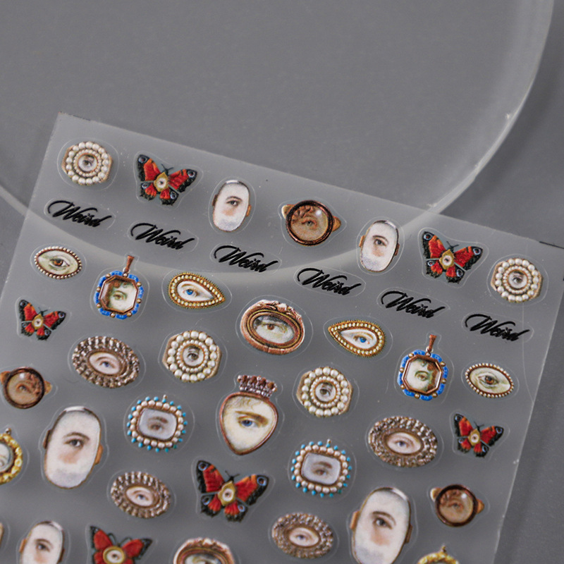 1 stücke 5D Geprägte Halloween – Nail Art Xmas Bewertung und Preis