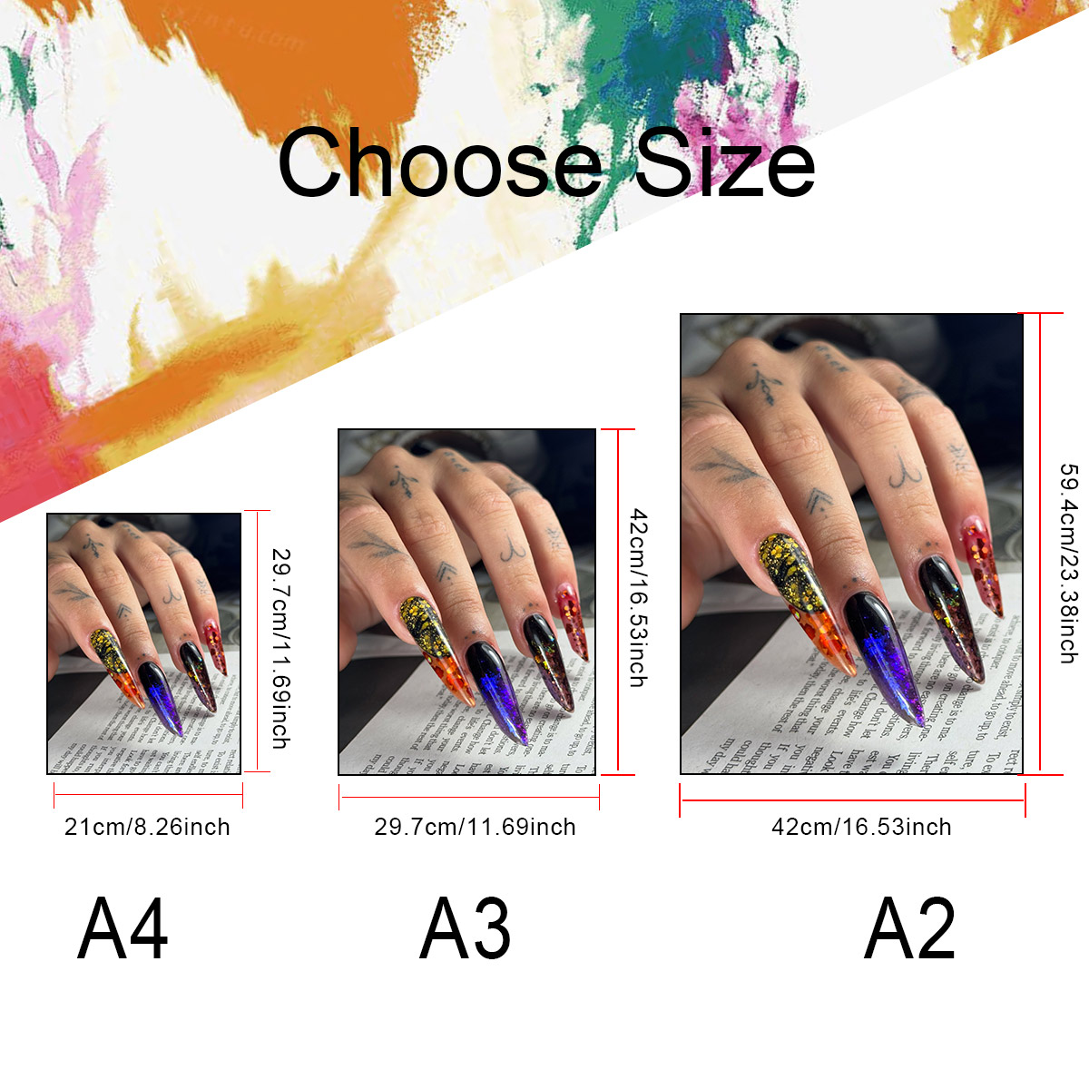 individuelles Foto, 1 Stück HD – Nail Art Painting Bewertung und Preis