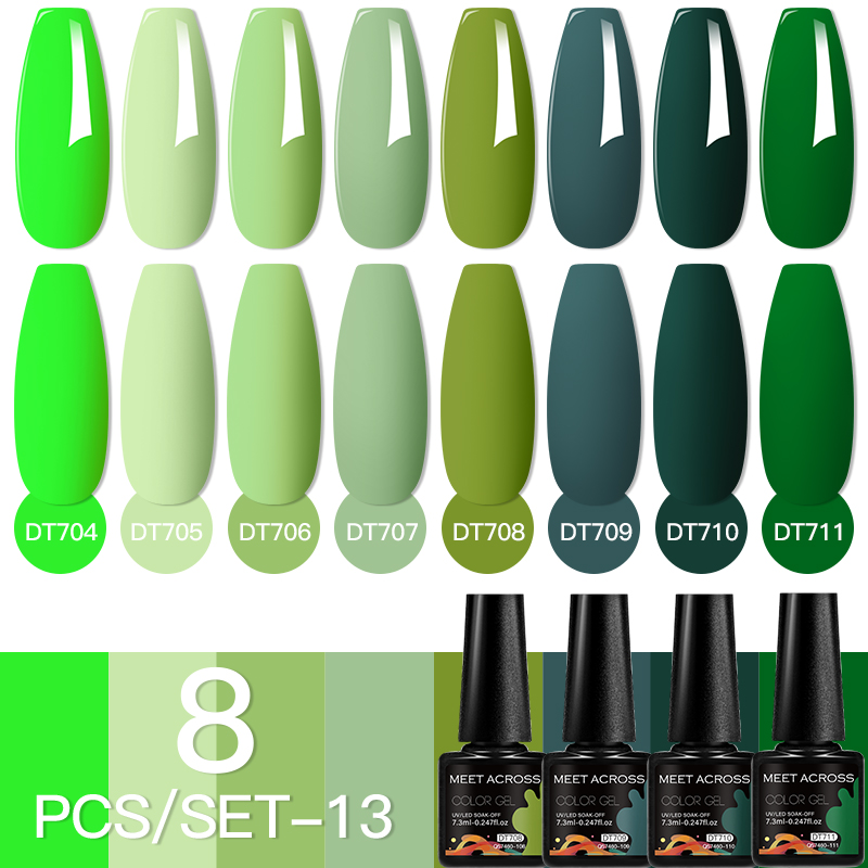 Treffen Sie sich über 8 teile/ – Nail Art Full Color Bewertung und Preis