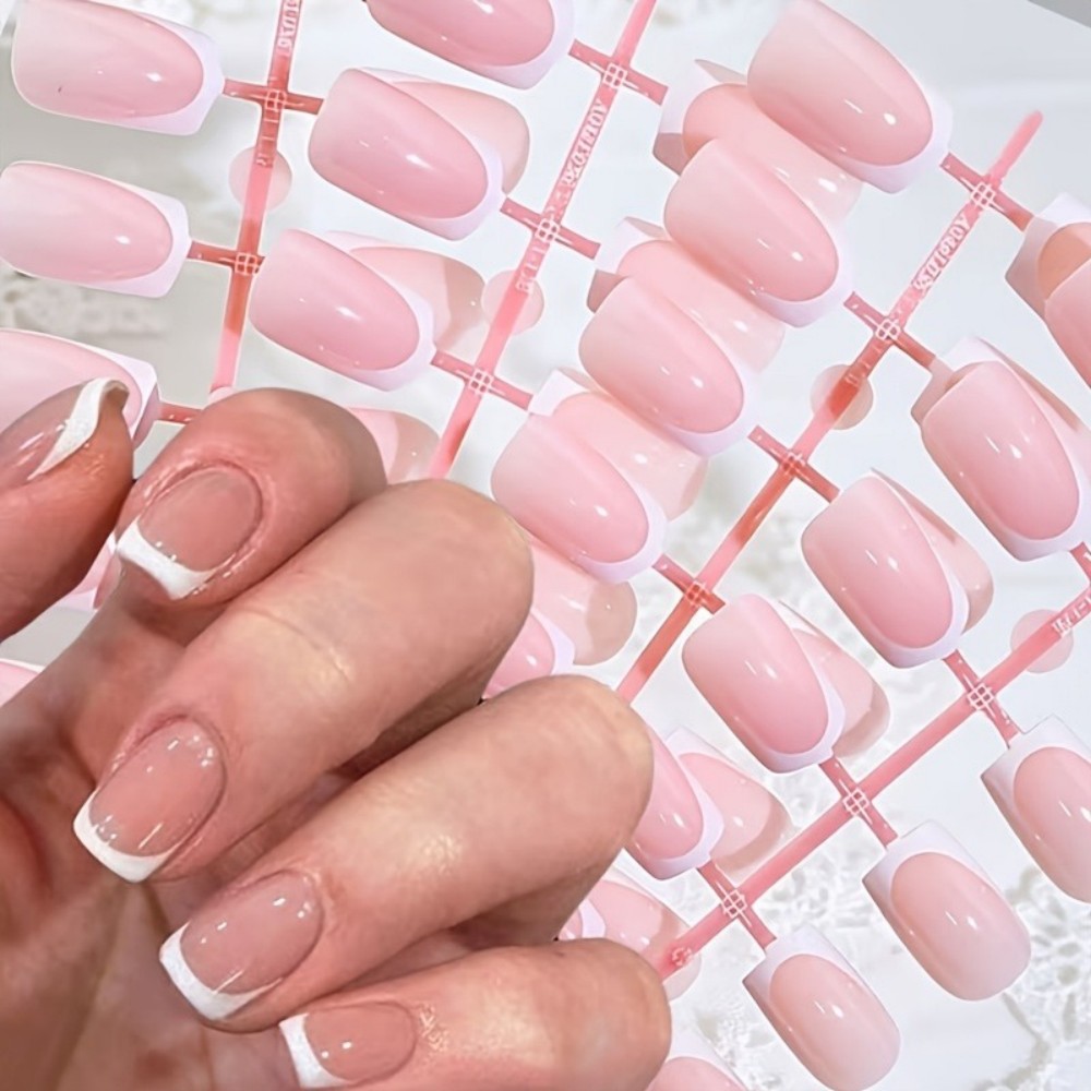 120 Stück kurze, quadratische  – Nail Art Natural Bewertung und Preis