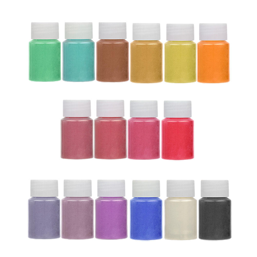 16 Farben Perlglanz-Pigmentpul – Nail Art Painting Bewertung und Preis