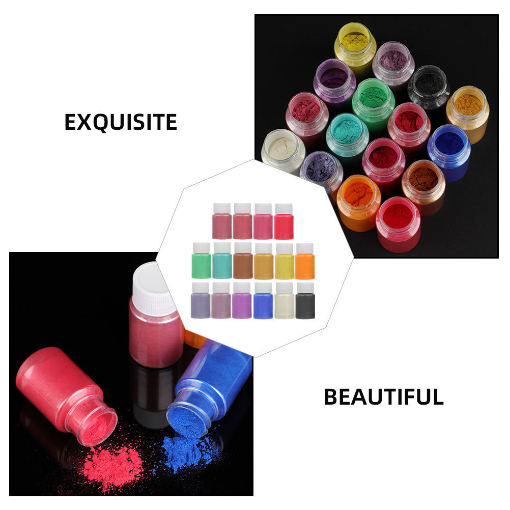 16 Farben Perlglanz-Pigmentpul – Nail Art Painting Bewertung und Preis