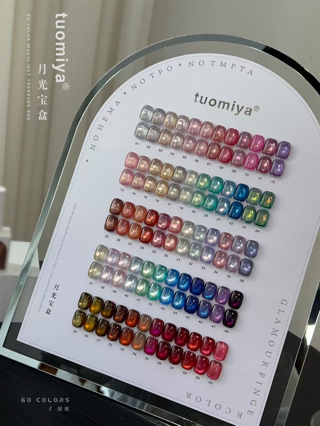 60-Farben Moonlight Cat Eye Na – Nail Art Full Color Bewertung und Preis