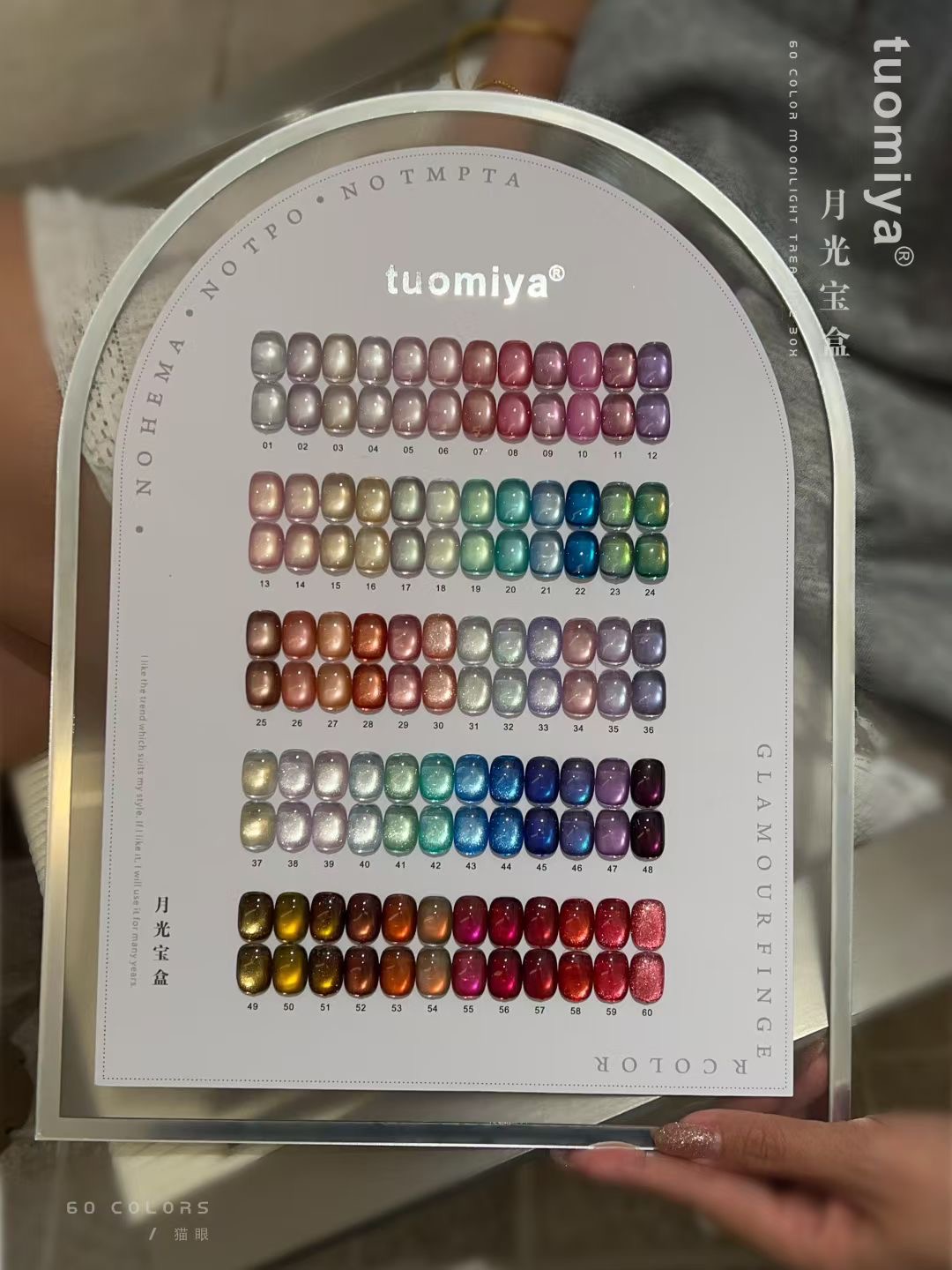 60-Farben Moonlight Cat Eye Na – Nail Art Full Color Bewertung und Preis