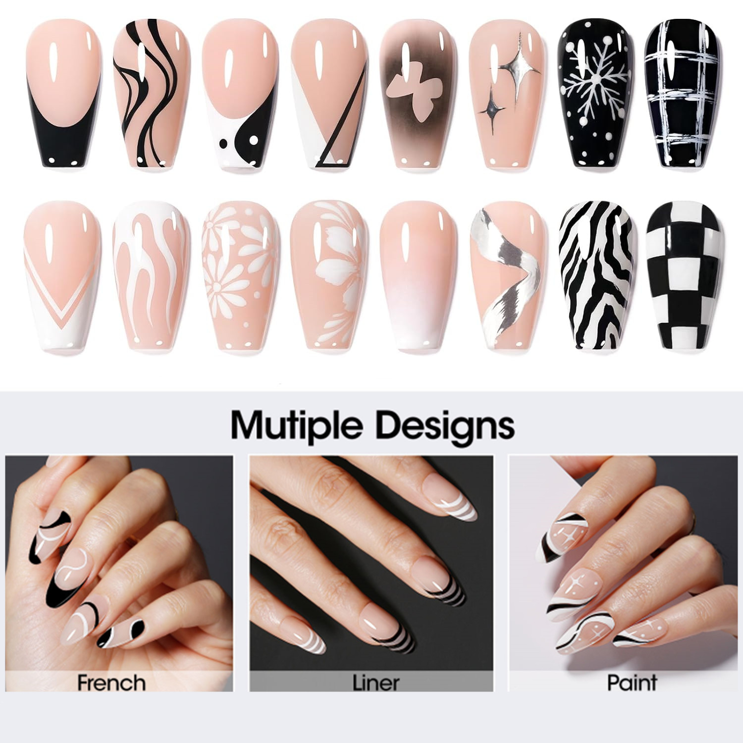 Makart Gel Nagellack Liner Set – Nail Art Full Color Bewertung und Preis